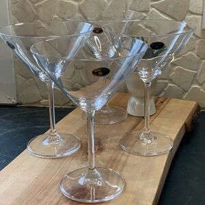 BOHEMIA | Set of 4 | Crystal Martini/Cocktail Glasses